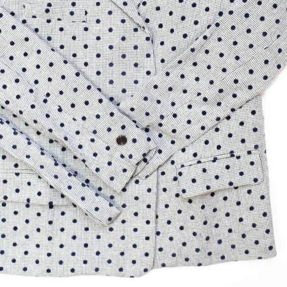 Polka Dot Belted Blazer - Picture 7 of 8